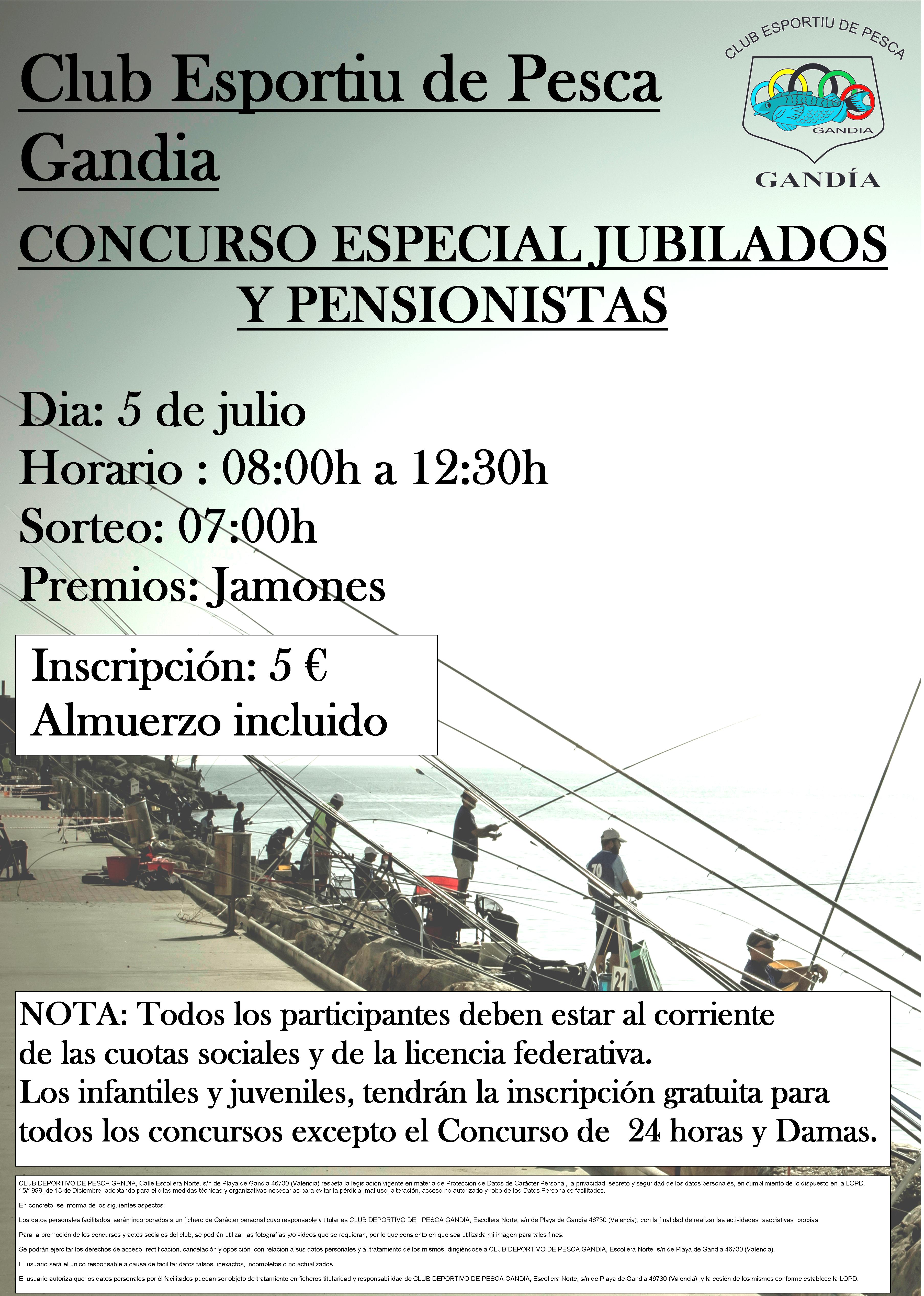 Concurso especial, Jubilados y Pensionistas - 5 de Julio